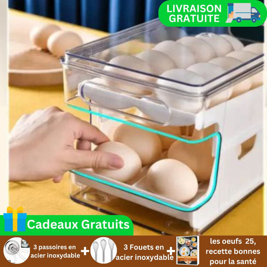 EggMaster™ | Organisateur automatique d'œufs - CuisinoLand